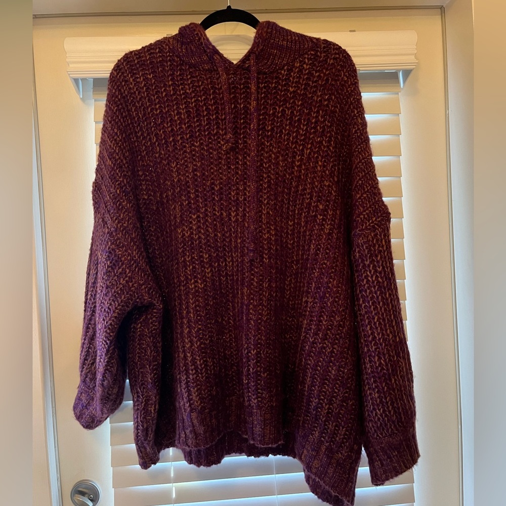 Earthbound purple hooded sweater